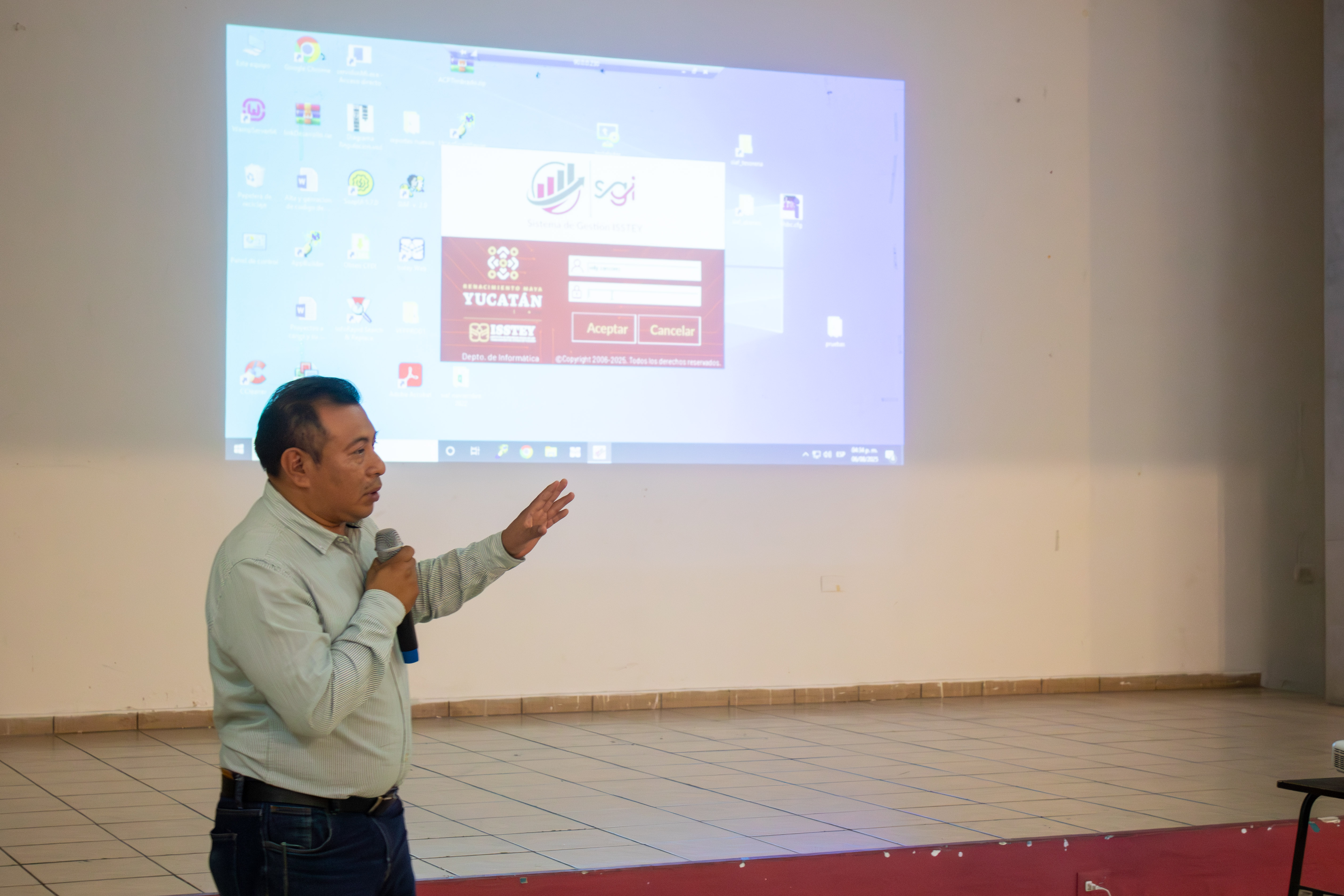 Capacitación del nuevo Sistema de Gestión ISSTEY (SGI).