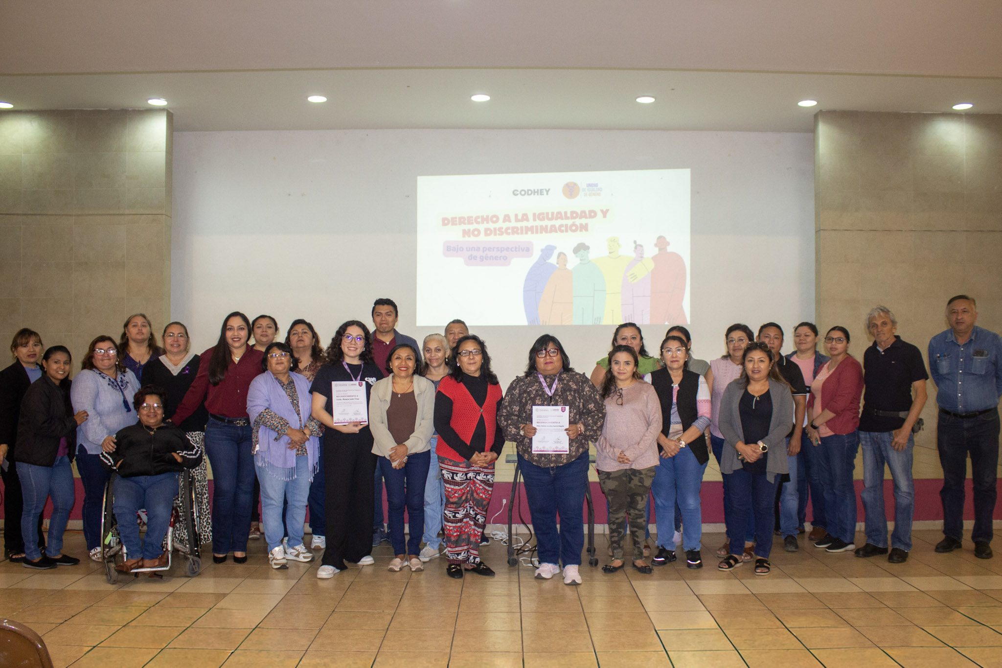 Taller: Igualdad y no discriminación desde la perspectiva de genero.